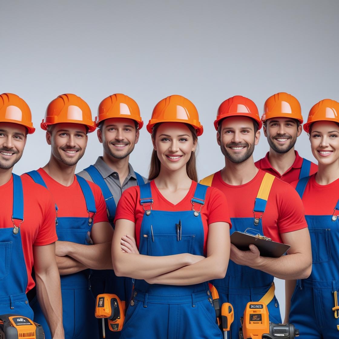 Engineer with tablet